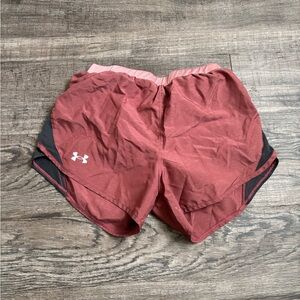 Under Armour Red Athletic Shorts